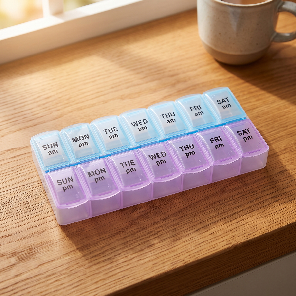 Celuvia 7-Day AM/PM Capsule Holder